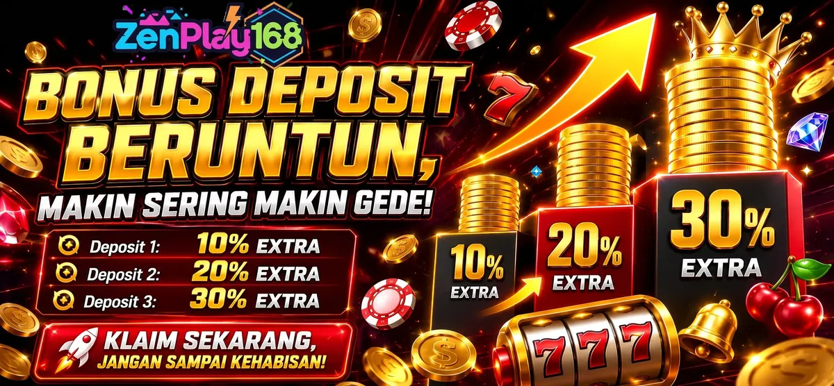 Bonus Deposit Beruntun Harian